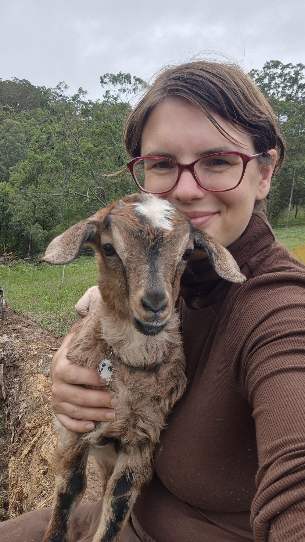 Bonnie on the farm